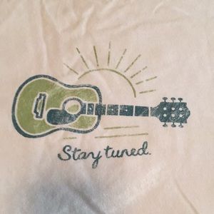 Life is good Stay Tuned guitar women’s T-shirt L